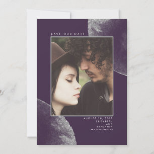 Reserve A Data Silver Glitter EggPlant Purple Salve a Foto da Dat