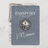 Silver Marrocos Passport Salvar Data