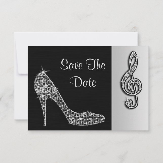 Reserve A Data Silver Stiletto & Treble Cleft 21º Salve A Data (Frente)