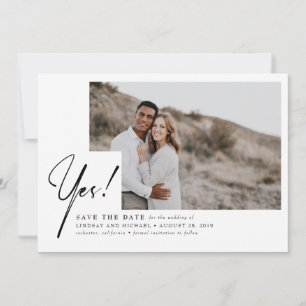 Reserve A Data Sim - Engraçado e moderno Salve a foto da data