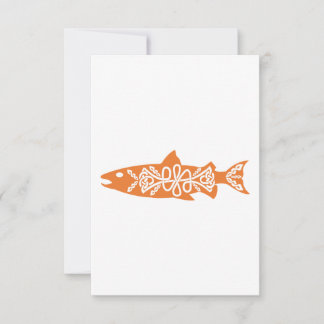 Reserve A Data Símbolo Celta Salmão Salmões Peixes Oceanos Presen
