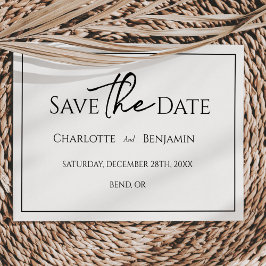 Reserve A Data Simples Casamento Minimalista Flat Salvar A Data