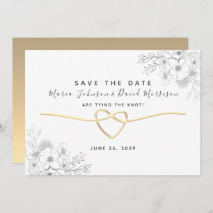 Reserve A Data Simples Elegante Moderno Casamento De Script Salve