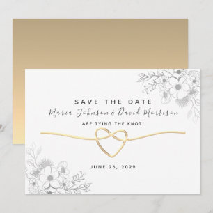 Reserve A Data Simples Elegantes Letras Modernas de Casamento Sal
