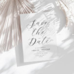 Reserve A Data simples inscrição casamento Salvar data<br><div class="desc">design simples,  preto e branco,  com letra na moda moderna.</div>