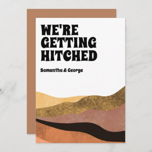 Reserve A Data Simples moderno, estamos a conseguir o casamento d