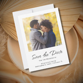 Reserve A Data Simples Script Moderno Foto Boho Wedding