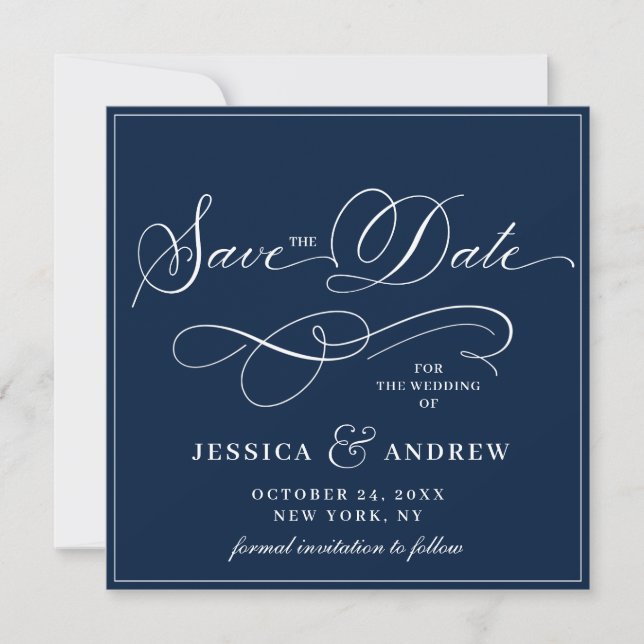 Reserve A Data Simplesmente Elegante - Marcação de casamento - Sa (Frente)