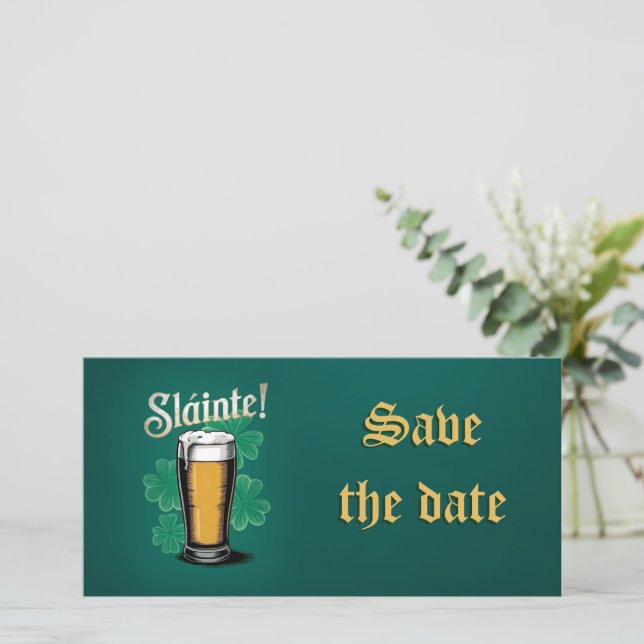 Reserve A Data Slàinte! Pint de Cerveja no Dia de São Patrício em (Em pé/Frente)