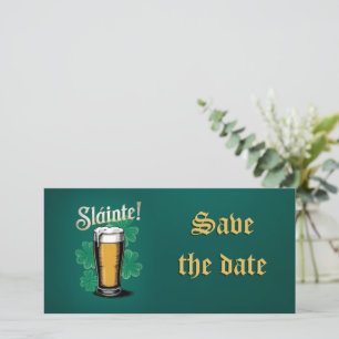 Reserve A Data Slàinte! Pint de Cerveja no Dia de São Patrício em