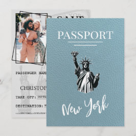 Reserve A Data Slate Blue Nova Iorque Passport Salvar Data