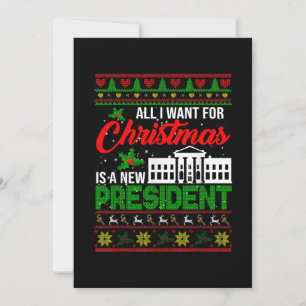 Reserve A Data Só Quero Um Novo Presidente Xmas