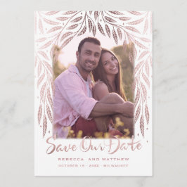 Reserve A Data Sob o Willows 2 Photo Save the Date (A foto salva