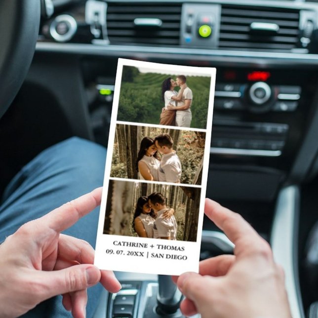 Reserve A Data Sobreposição de cabine de fotos de casamento minim (Criador carregado)