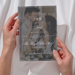 Reserve A Data Sobreposição de Fotografias de Código QR Elegante