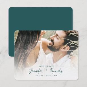 Reserve A Data Sobreposição Minimalista de Peacock Branco Script 