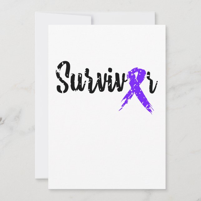Reserve A Data Sobrevivência do Cancer Roxo da Fita (Frente)
