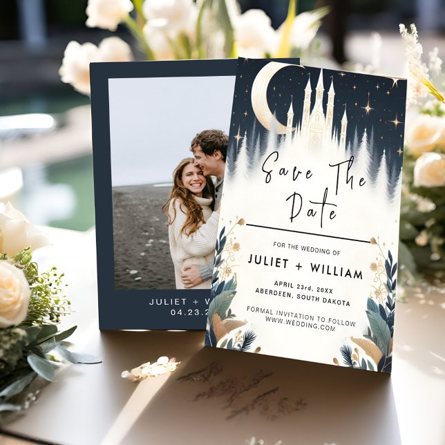 Reserve A Data Sonho Místico Estrelas Místicas Casamento Lua (Criador carregado)