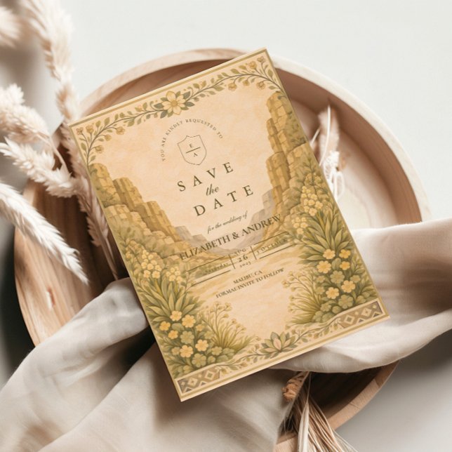 Reserve A Data Southwestern Desert Floral Wedding (Criador carregado)