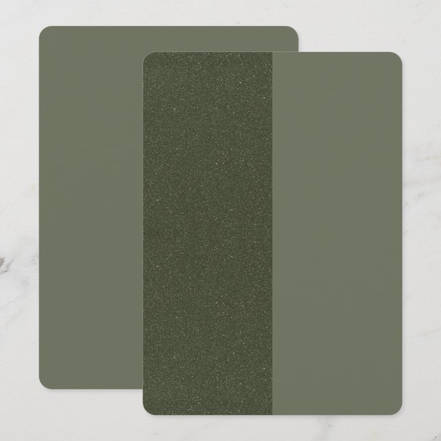 Reserve A Data Split Moss Verde Moderno Salvar a Data – Personali (Frente/Verso)