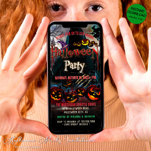 Reserve A Data Spooky Pumpkins Hunted House Convidar