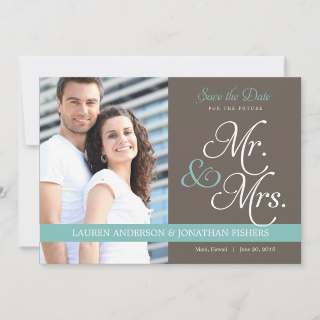 Reserve A Data Sr. e Sra. Salvem a Data (Frente)