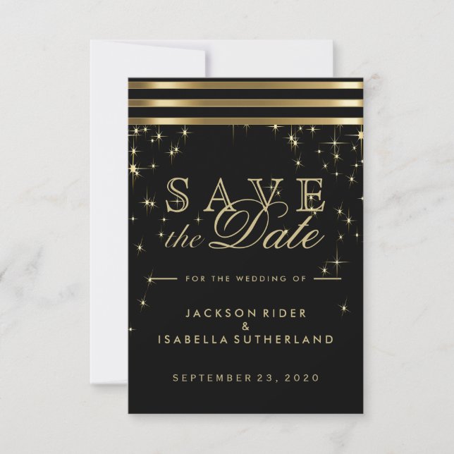 Reserve A Data Starlight preto e Dourado com Bares (Frente)