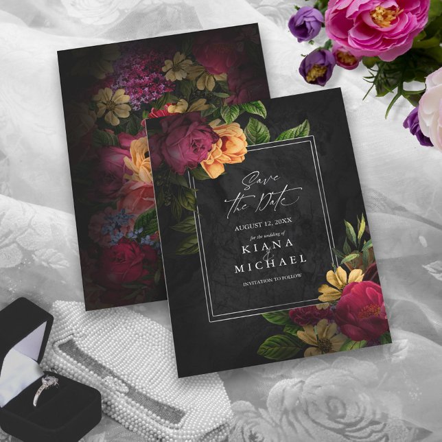 Reserve A Data Sultry Nights Floral Wedding ID829 (Criador carregado)
