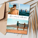 Reserve A Data Summer Beach Wedding 3 Foto para salvar a data<br><div class="desc">Apresentando nosso casamento de Summer Beach 3 Foto Salve a Data, a maneira perfeita de capturar a essência de sua celebração à beira-mar. Com as suas vibrações ensolaradas e o charme de devolução, este cartão de identidade encapsula o espírito do amor e a praia num pacote encantador. Apresentando a frase...</div>