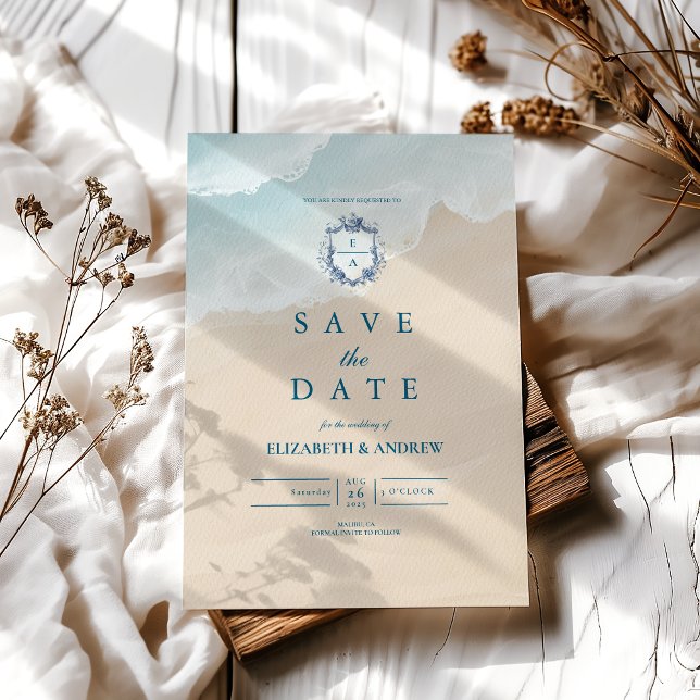 Reserve A Data Summer Blue Ocean Beach Weding (Criador carregado)