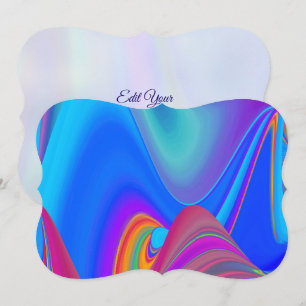 Reserve A Data Summersense, Abstrato 3D Rainbowart