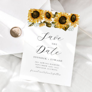 Reserve A Data Sunflower Wedding
