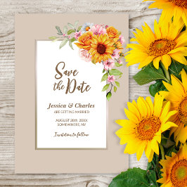 Reserve A Data Sunflower Wedding