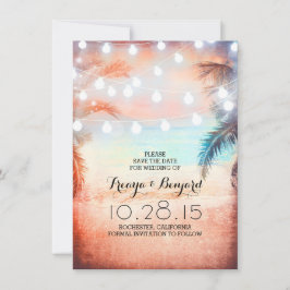 Reserve A Data Sunset Beach e String Lights Salvem a Data
