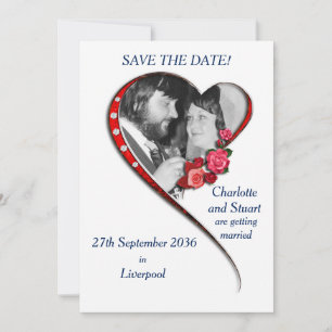 Reserve A Data Swirling Hearding Flat Save The Date Card
