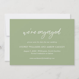 Reserve A Data Sydney Sage Green Modern Wedding