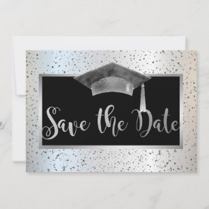 Reserve A Data Tampa de Formatura Chic,Confetes Save The Date