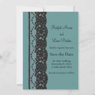 Reserve A Data Teal French Lace Salvar a Data