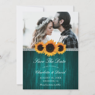 Reserve A Data Teal Wood Sunflower Photo