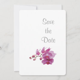 Reserve A Data Tema de Orquídea para o Dia do Casamento Salve a D