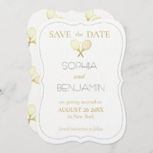 Tema De Tênis De Casamento Simples E Minimalista M