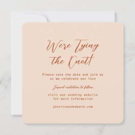 Reserve A Data Terracotta Burnt Orange & Beige Boho Moderno Russo