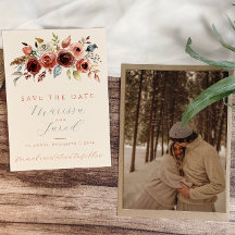 Terracotta Sage Green Wedding Foto Floral