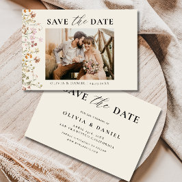 Reserve A Data Terracotta Wildflower Floral Casamento Colorido