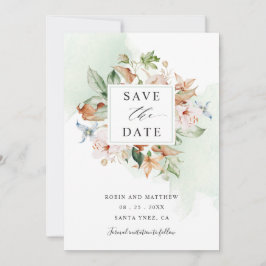 Reserve A Data Terthy Blooms e Sage Green Floral Weds Save T