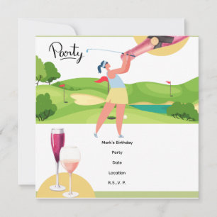 Reserve A Data Teto Par de Vamos Golfer para Festa