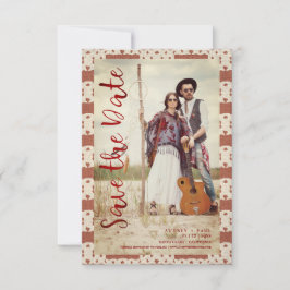 Reserve A Data Têxtil Boho Texture Elopement Casal Boho