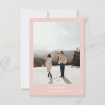 Texto e Foto Elegantes com Cor Simples / Casamento