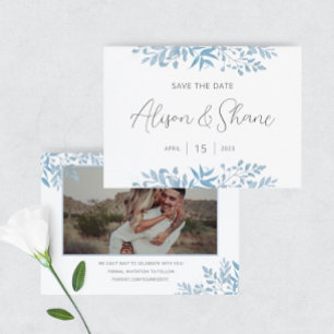 Reserve A Data Texto e Foto Negrito Eucalyptus Azul