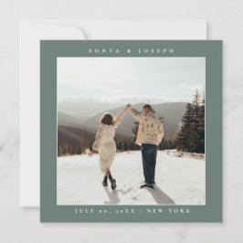 Reserve A Data Texto Elegante de Cor Simples e Foto Salvar a Data